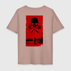 Мужская футболка хлопок Oversize Dead Island 2 - череп