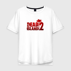 Dead Island 2 - череп – Мужская футболка хлопок Oversize с принтом купить со скидкой в -16%