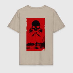 Мужская футболка хлопок Dead Island 2 - череп