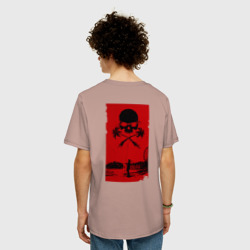 Мужская футболка хлопок Oversize Dead Island 2 - череп - фото 2