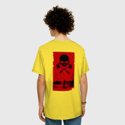 Мужская футболка хлопок Oversize Dead Island 2 - череп - фото 2