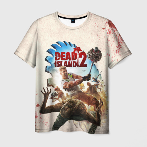 Мужская футболка с принтом Сharacters - Dead Island 2, вид спереди №1