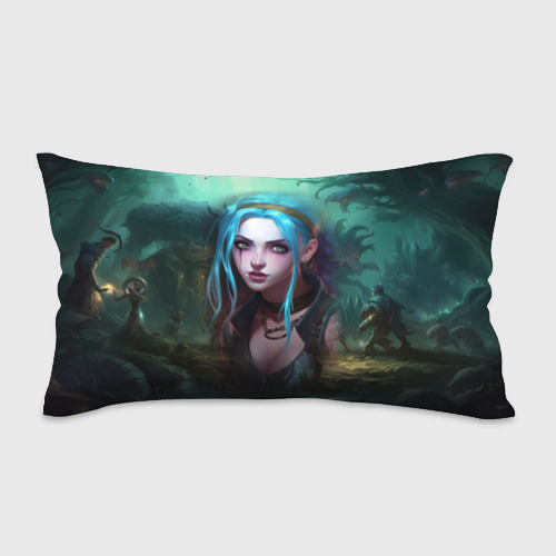 Подушка 3D антистресс Jinx fantasy art Arcane League of Legends