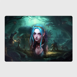 Магнитный плакат 3Х2 Jinx fantasy art Arcane League of Legends