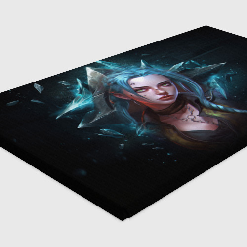 Холст прямоугольный Jinx fantasy art Arcane League of Legends, цвет 3D печать - фото 4