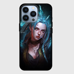 Чехол для iPhone 13 Pro Jinx fantasy art Arcane League of Legends