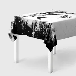 Скатерть 3D Японский дракон с иероглифами