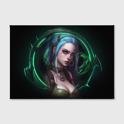 Холст прямоугольный Jinx art Arcane League of Legends, цвет 3D печать - фото 2