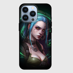 Чехол для iPhone 13 Pro Jinx art Arcane League of Legends