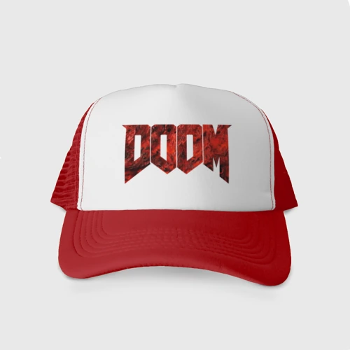 Кепка тракер с сеткой Doom Frash flesh