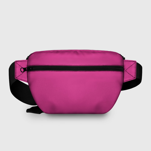 Поясная сумка 3D Пантера на розовом фоне - фото 2