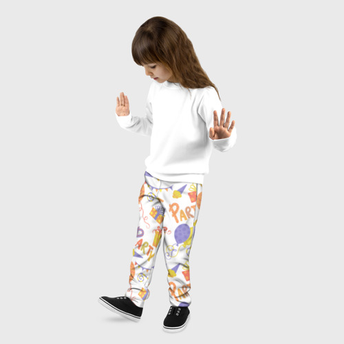 Детские брюки 3D Party style, цвет 3D печать - фото 3