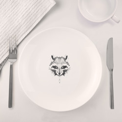 Набор: тарелка + кружка Енот - фото 2