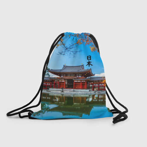 Рюкзак-мешок 3D Япония - пруд в парке