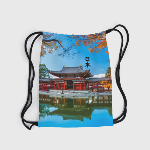 Рюкзак-мешок 3D Япония - пруд в парке - фото 6