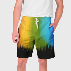 Мужские шорты 3D Летняя радуга