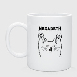 Кружка керамическая Megadeth - rock cat