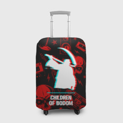 Чехол для чемодана 3D Children of Bodom rock glitch