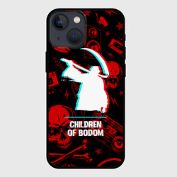 Чехол для iPhone 13 mini Children of Bodom rock glitch