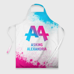 Фартук 3D Asking Alexandria neon gradient style