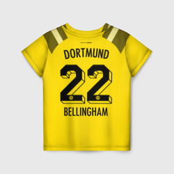 Детская футболка 3D Беллингем Боруссия Дортмунд форма 22-23 третья