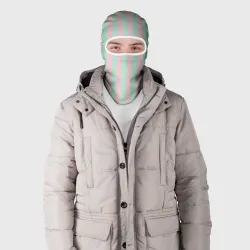 Балаклава 3D Полоска в цветочек - костюм Кена из фильма Барби - фото 2
