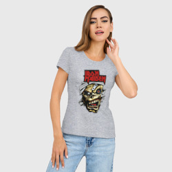 Женская футболка хлопок Slim Iron mummy - фото 2