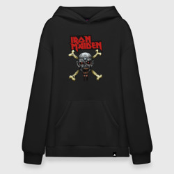 Худи SuperOversize хлопок Iron Maiden bones