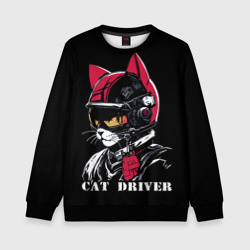 Детский свитшот 3D Cat driver