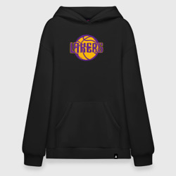 Худи SuperOversize хлопок Lakers ball