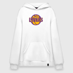 Худи SuperOversize хлопок Lakers ball