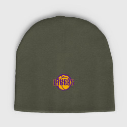 Женская шапка демисезонная Lakers ball
