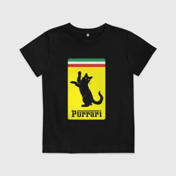 Детская футболка хлопок Котрари - авто котик