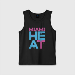 Детская майка хлопок Miami Heat style