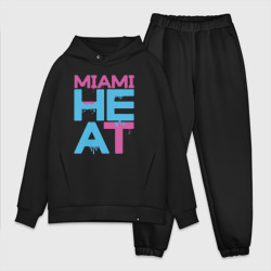 Мужской костюм oversize хлопок Miami Heat style