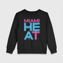 Детский свитшот хлопок Miami Heat style