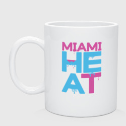 Кружка керамическая Miami Heat style