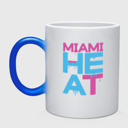 Кружка хамелеон Miami Heat style