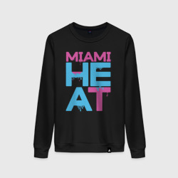 Женский свитшот хлопок Miami Heat style