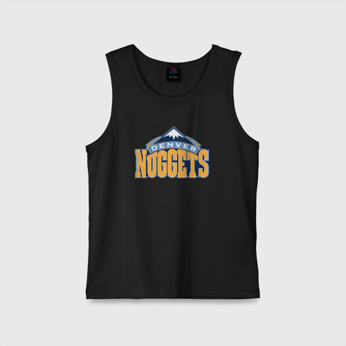 Детская майка хлопок Denver Nuggets, цвет черный