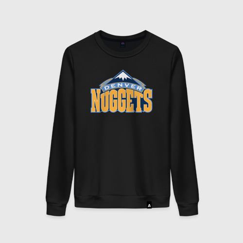 Женский свитшот хлопок Denver Nuggets, цвет черный