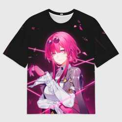 Женская футболка oversize 3D Хонкай Стар Рейл: Кафка