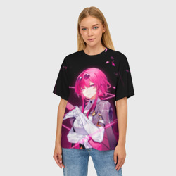 Женская футболка oversize 3D Хонкай Стар Рейл: Кафка - фото 2