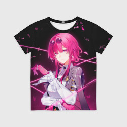 Детская футболка 3D Хонкай Стар Рейл: Кафка