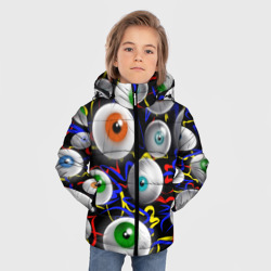 Зимняя куртка для мальчиков 3D Глазы - фото 2