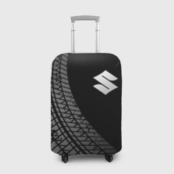 Чехол для чемодана 3D Suzuki tire tracks