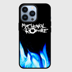 Чехол для iPhone 13 Pro My Chemical Romance blue fire