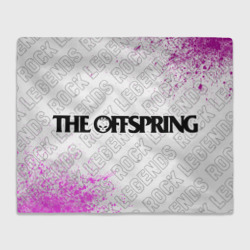 Плед 3D The Offspring rock Legends: надпись и символ