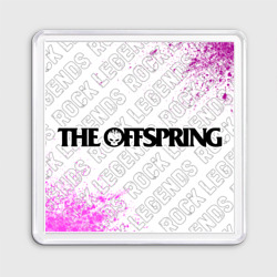 Магнит 55*55 The Offspring rock Legends: надпись и символ