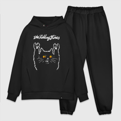 Мужской костюм oversize хлопок Rolling Stones rock cat